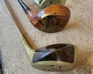 Vintage women's golf clubs