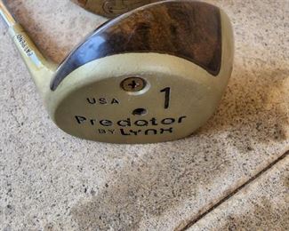 Vintage women's golf clubs