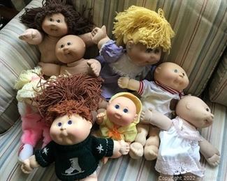 8 Cute Cabbage Patch Dolls