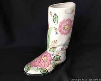 Beautiful Hand Painted For Drinking Or Use As A Vase