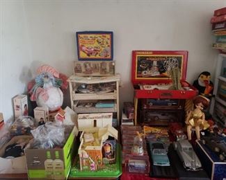Toys, cars, dolls and games