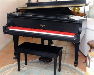 Webber piano - Ebony satin