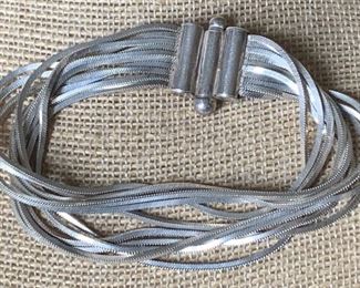 Sterling Silver Multi-Strand Bracelet