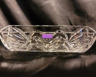 Waterford Marquis Crystal Chevron Cracker Tray,
