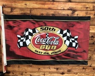 NASCAR 2009 Coca Cola 600, 50th Anniversary Flag