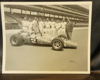 Vintage Photo of Mario Andretti, #2 Car, & Team