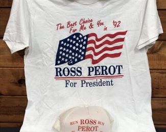 (4) Ross Perot for President Political Memorabilia