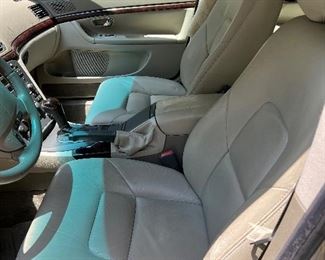 Volvo front seat view