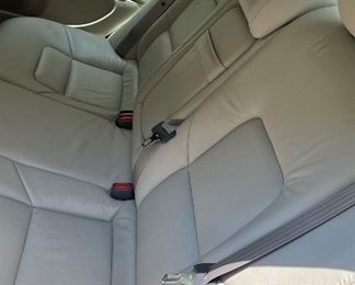 Volvo back seat view