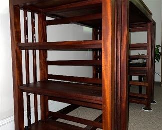 Side view of drafting table