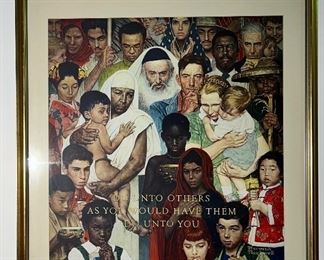 Norman Rockwell print