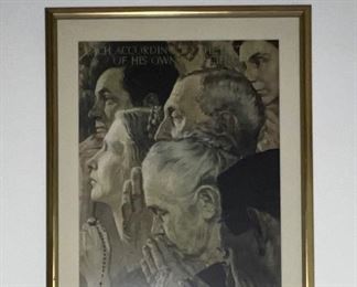 Norman Rockwell print