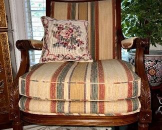 Baker Louis XVI style armchair (pair)