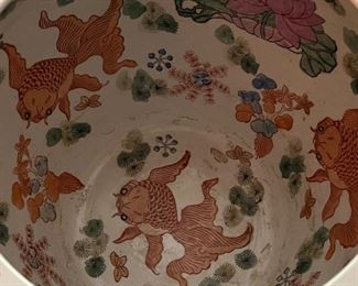 Interior view of fish bowl