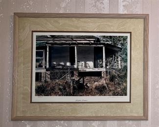 "Forgotten Treasures" rustic lithograph