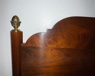 Detail to twin headboard