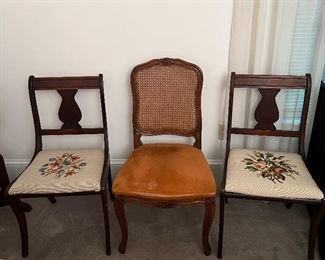 Antique Empire style chairs