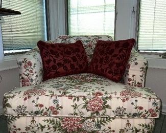 Armchair with two pillows