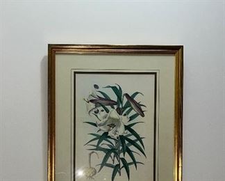 Floral lithograph