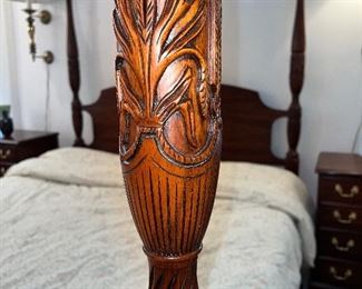 Detail of rice bed post