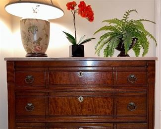 Antique marble top dresser