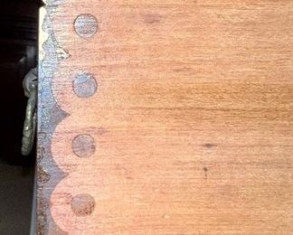 View of drawer craftsmanship