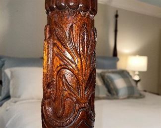 Detail of rice bed carving