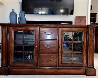 Hooker console cabinet