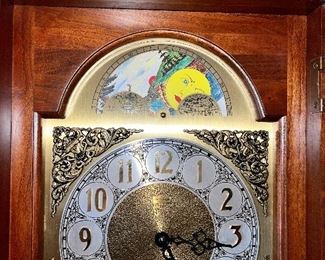 Detail view of Grandmother clock