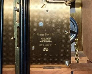 Detail on Grandmother clock