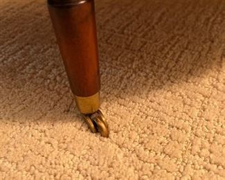 Detail of Henredon table feet