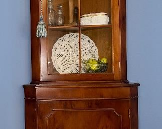 Antique corner cabinet