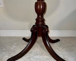 Detail on accent table legs