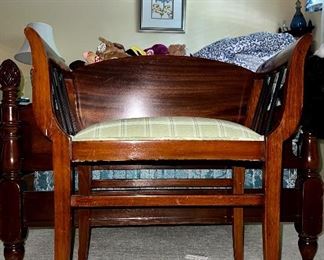 Indoor bench Mission style