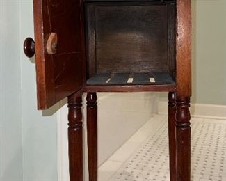 Interior view of side cabinet