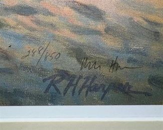 Artist's signature s/n