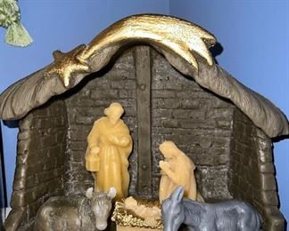 Candle Nativity set