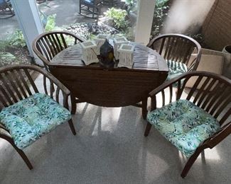 Top view of World Market patio set