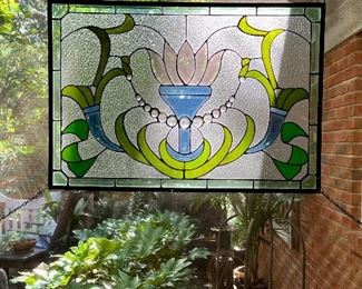 Stained glass window