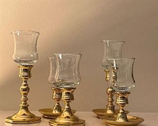 Baldwin Brass votive candle holders