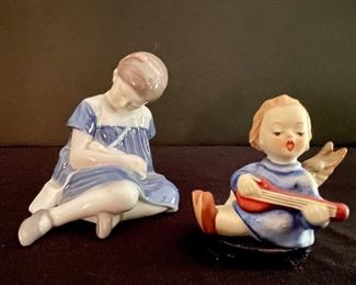 Royal Copenhagen figurine; Hummel figurine