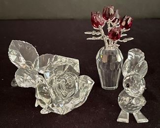 Swarovski crystal figurines