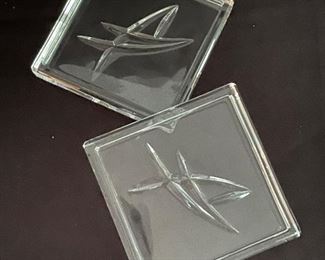 Waterford crystal coasters
