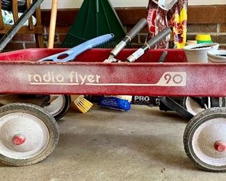 Vintage Radio Flyer 90 red wagon