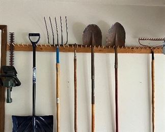 Various yard tools