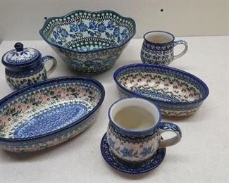 Polish Artistic Ceramic Dishes