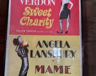 Vintage Broadway Lobby Poster, Framed 