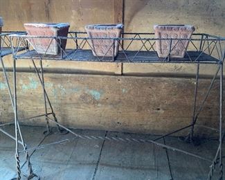 Fantastic wire plant stands (3 available)