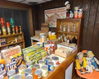 LIFELONG ADVERTISING COLLECTION FEATURING HISTORIC RECREATION OF RUDY'S GENERAL GROCERY STORE