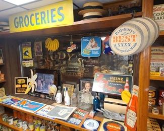 LIFELONG ADVERTISING COLLECTION FEATURING HISTORIC RECREATION OF RUDY'S GENERAL GROCERY STORE